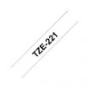 Brother TZe221 BK_WH 9 mm etikett