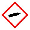 Faropiktogram GHS04 Gas under tryck_ FXP Polyester