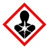 Faropiktogram GHS08 Hälsofarlig_ FXP Polyester