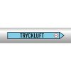 Rörmärkningsdekal Tryckluft RMD1FXP 80x9 mm