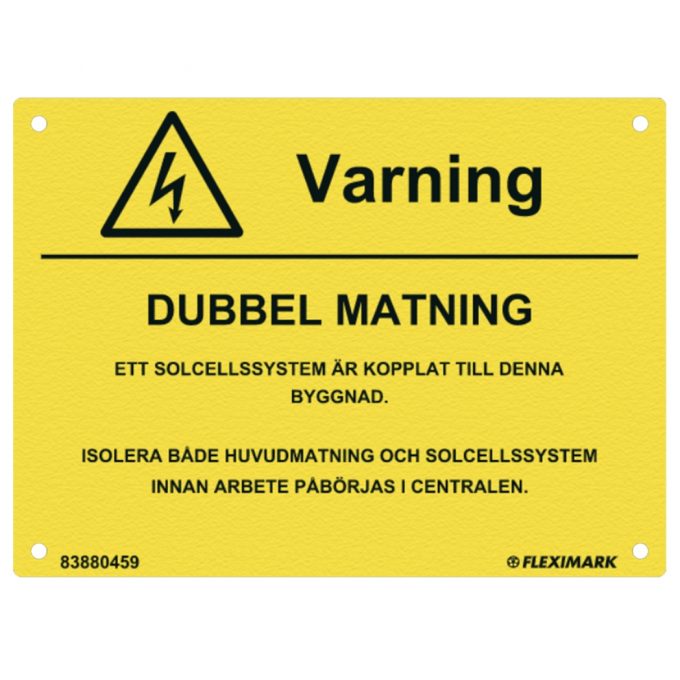 Dubbel matning 150X110 AL YE -0