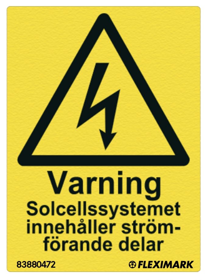 Strömförande 103x150 dekal YE -0