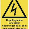 Spänningssatt 103x150 dekal YE -0