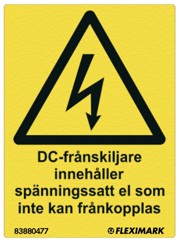 DC-Frånskiljare 52x75 dekal -0