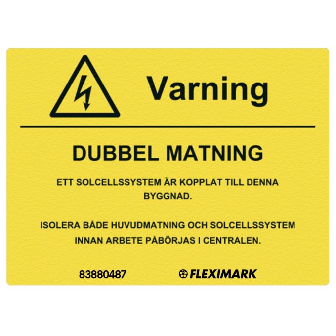 Dubbel matning 75x52 dekal -0