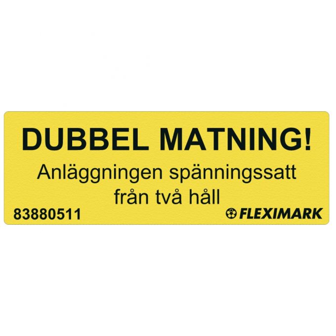 Dubbel.mat. 66x23 YE/BK gravyr -0